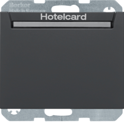 16417116 Relé pro hotelovou kartu s centrálním dílem,  K.1, antracit mat