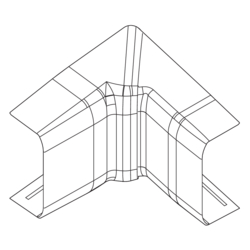 Product Drawing ATA12200 Vnitřní roh ABS