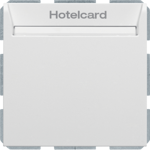 16409909 Relé pro hotelovou kartu s centrálním dílem,  S.1/B.x,  bílá mat