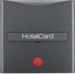 16401606 Centrální díl s potiskem pro tlačítko pro hotelové karty,  S.1/B.x,  antracit mat